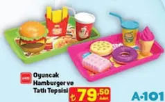 MGS OYUNCAK HAMBURGER VE TATLI TEPSİSİ